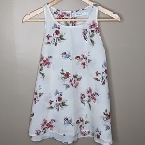Abercrombie & Fitch Floral Relaxed Fit Tank Top